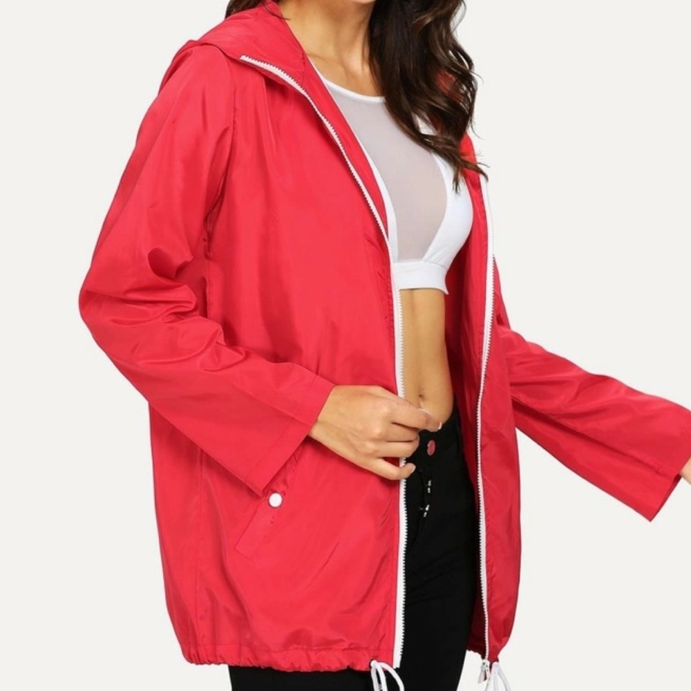 -Red Windbreaker - Picture 2 of 6